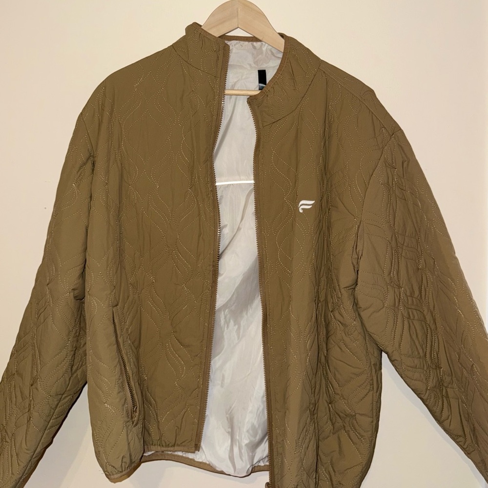 High Quality Tan Quilted Jacket
